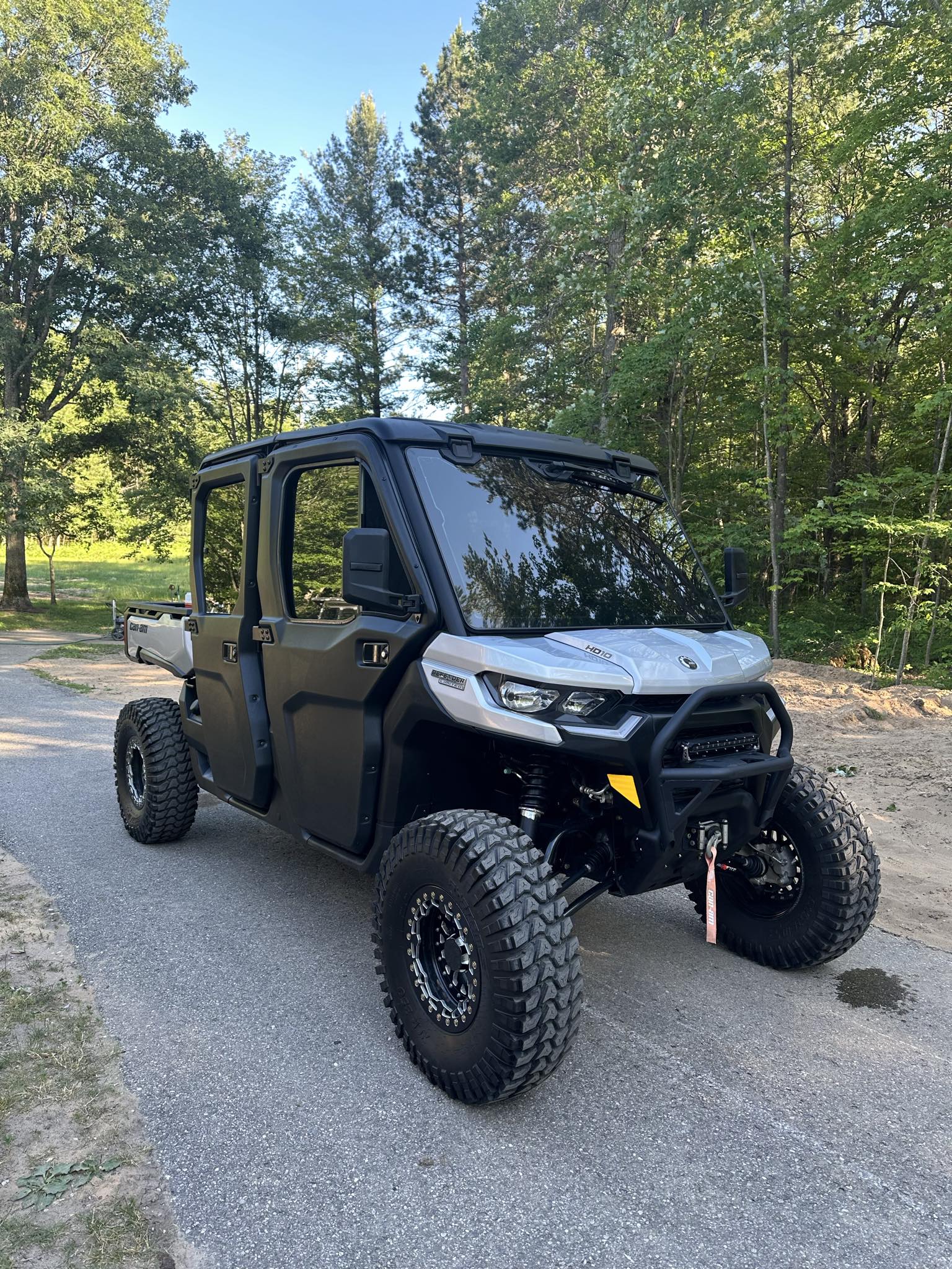 Can-Am Defender Crew 2020-2022 window tint — passenger side view