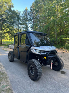 Can-Am Defender Crew 2020-2022 window tint — passenger side view