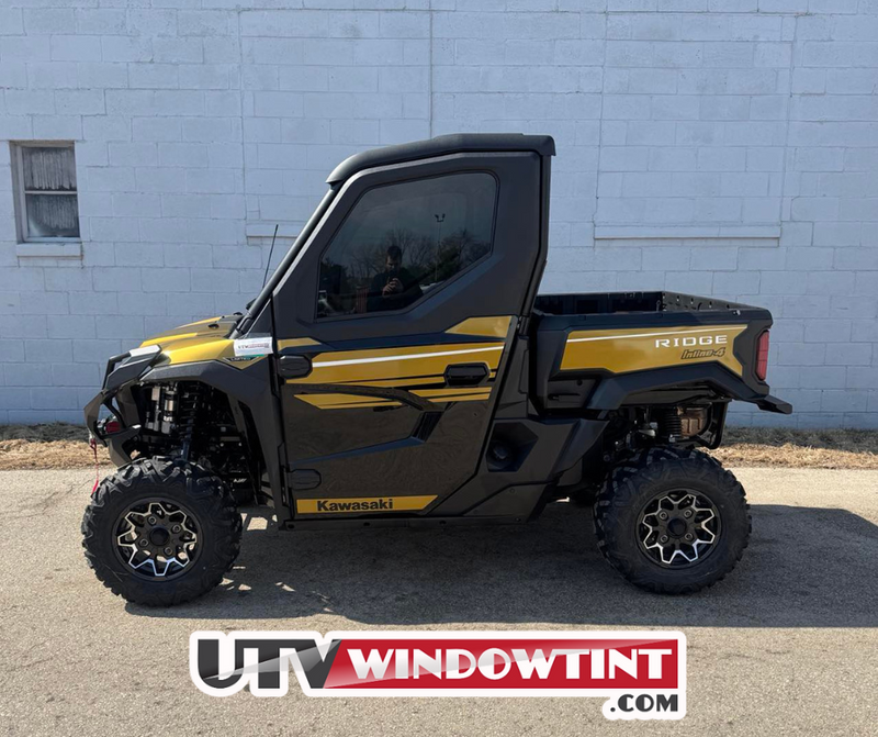 Kawasaki Ridge 2-door window tint — passenger side view