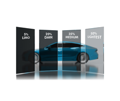 CFMOTO U10 full windshield tint — driver perspective view installed