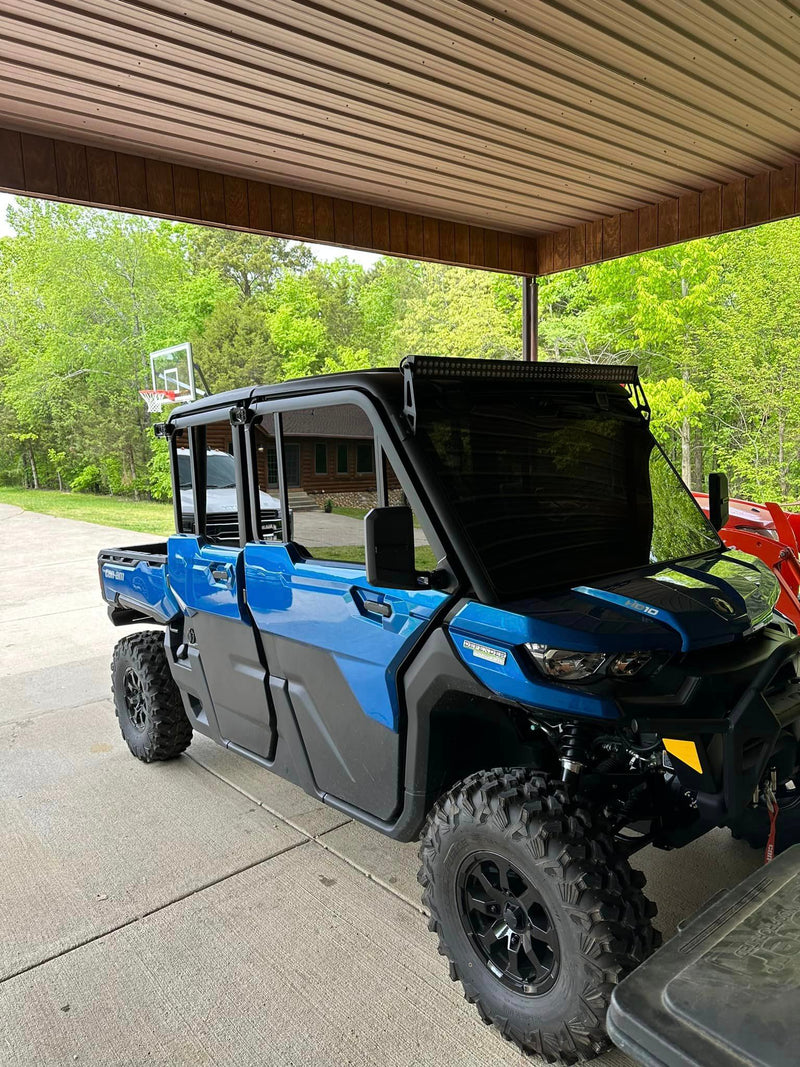 UTV window tint shade options for Can-Am Defender Crew HD10 — 5%-70%