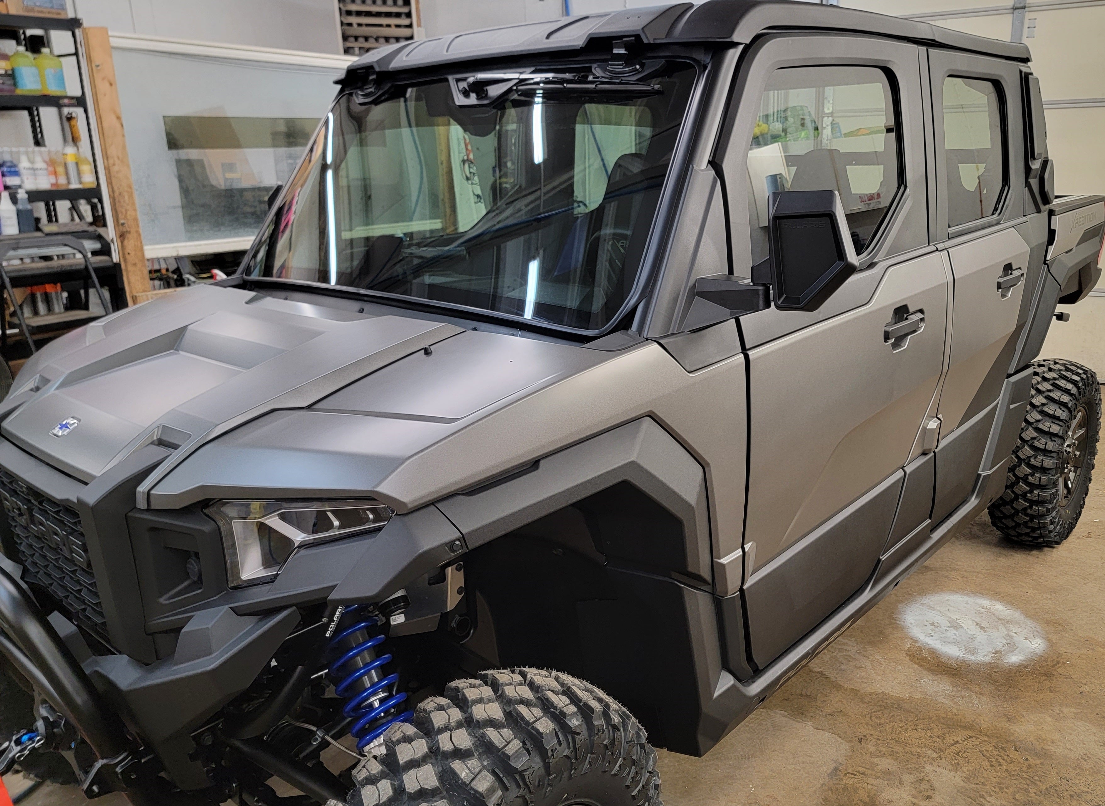 Xpedition windshield banner tint — shade options 5% 20% 35%