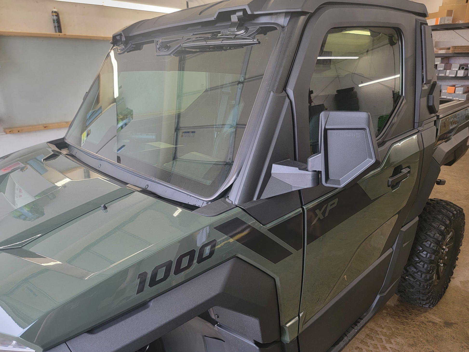 Polaris Xpedition XP window tint installed — passenger side view