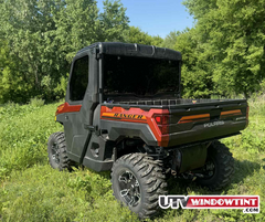 Polaris Ranger 1000 XP window tint installed — passenger side view