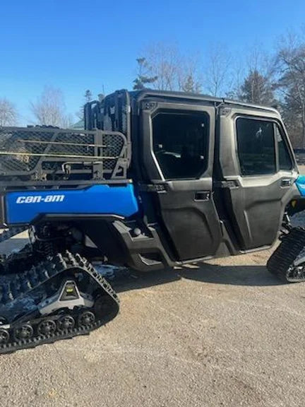 Can-Am Defender 4-door window tint — carbon vs ceramic film comparison