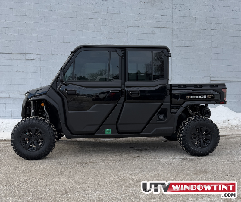 CFMOTO U10XL tint kit — full 4-door coverage installed