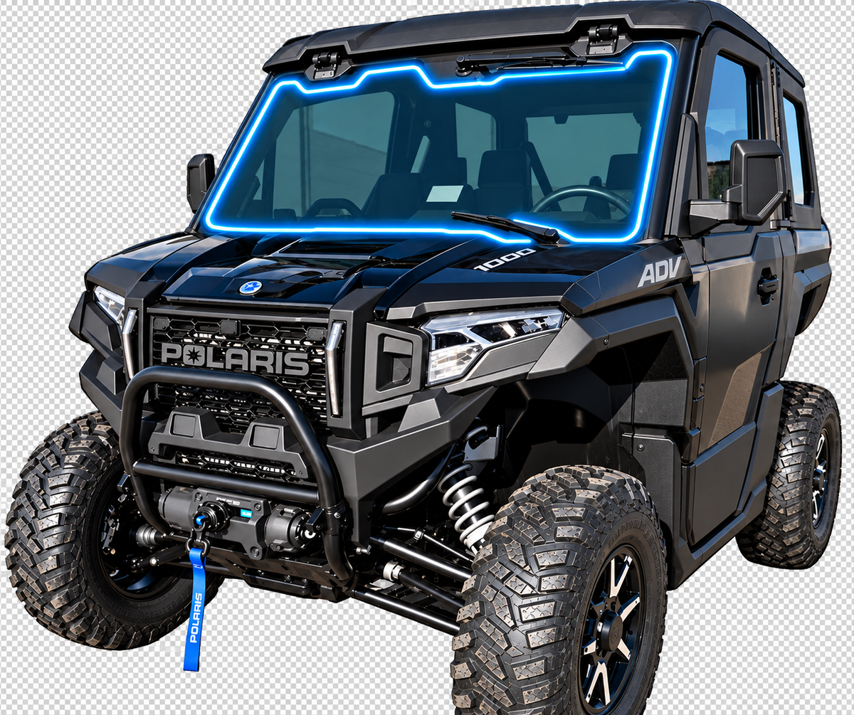 Polaris XPEDITION windshield protection film pre-cut 8 mil clear film kit for XP XP 5 ADV and ADV 5 models