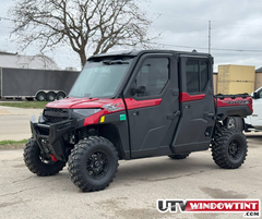 Polaris Ranger 1000 XP Crew window tint installed — 4-door UTV main