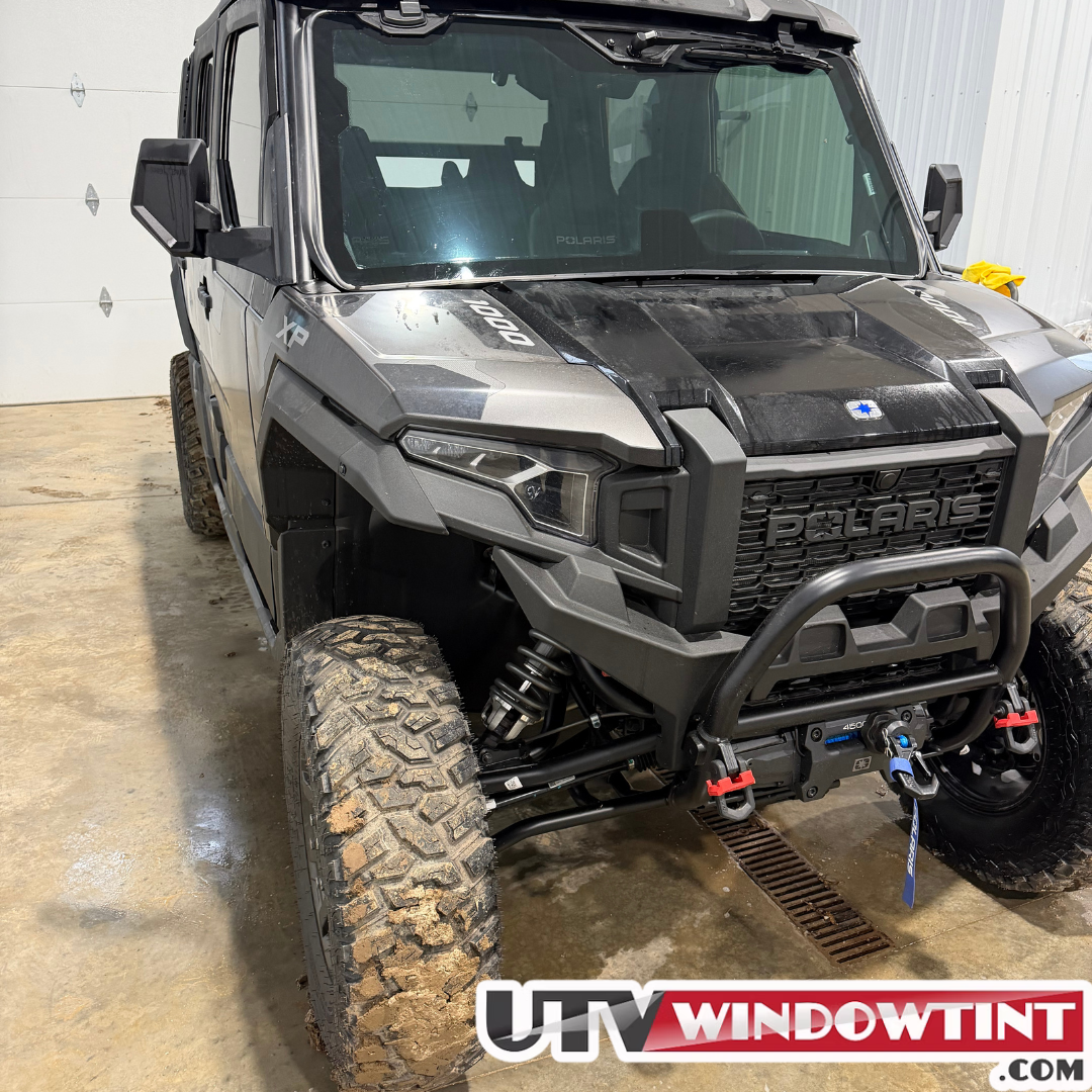 Polaris Xpedition ADV and XP pre-cut windshield window tint kit for 2026 model