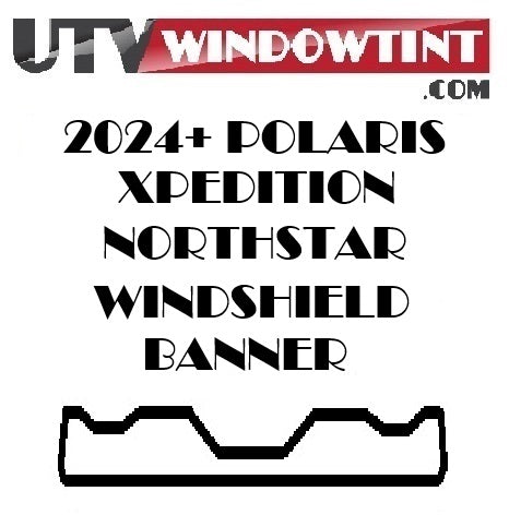 Polaris Xpedition XP window tint — before and after comparison