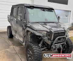 Polaris Xpedition XP5 window tint installed — 4-door UTV main shot