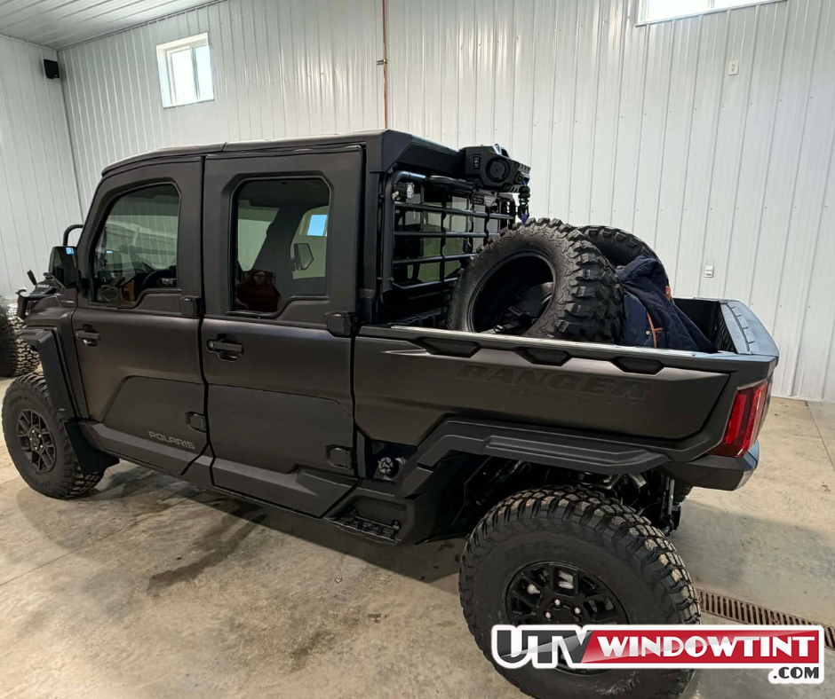 Polaris Ranger 1500 XD Crew (4 Door, 2024-Current) Window Tint Kit